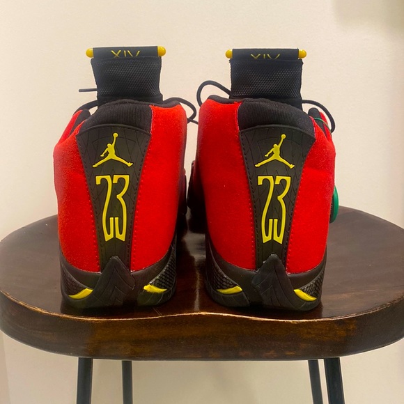Air Jordan 14 Retro ‘Ferrari’ Red,Black,Yellow